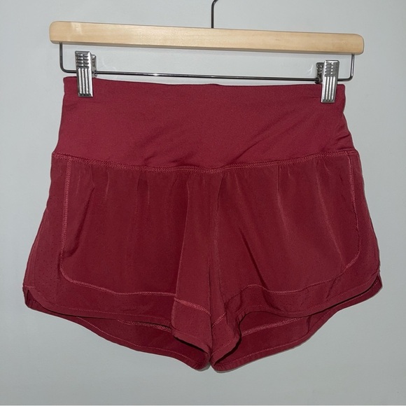 Champion Running Shorts Women's Size Small Brick Red 2.5" Inseam Stretch Knit - Picture 4 of 9